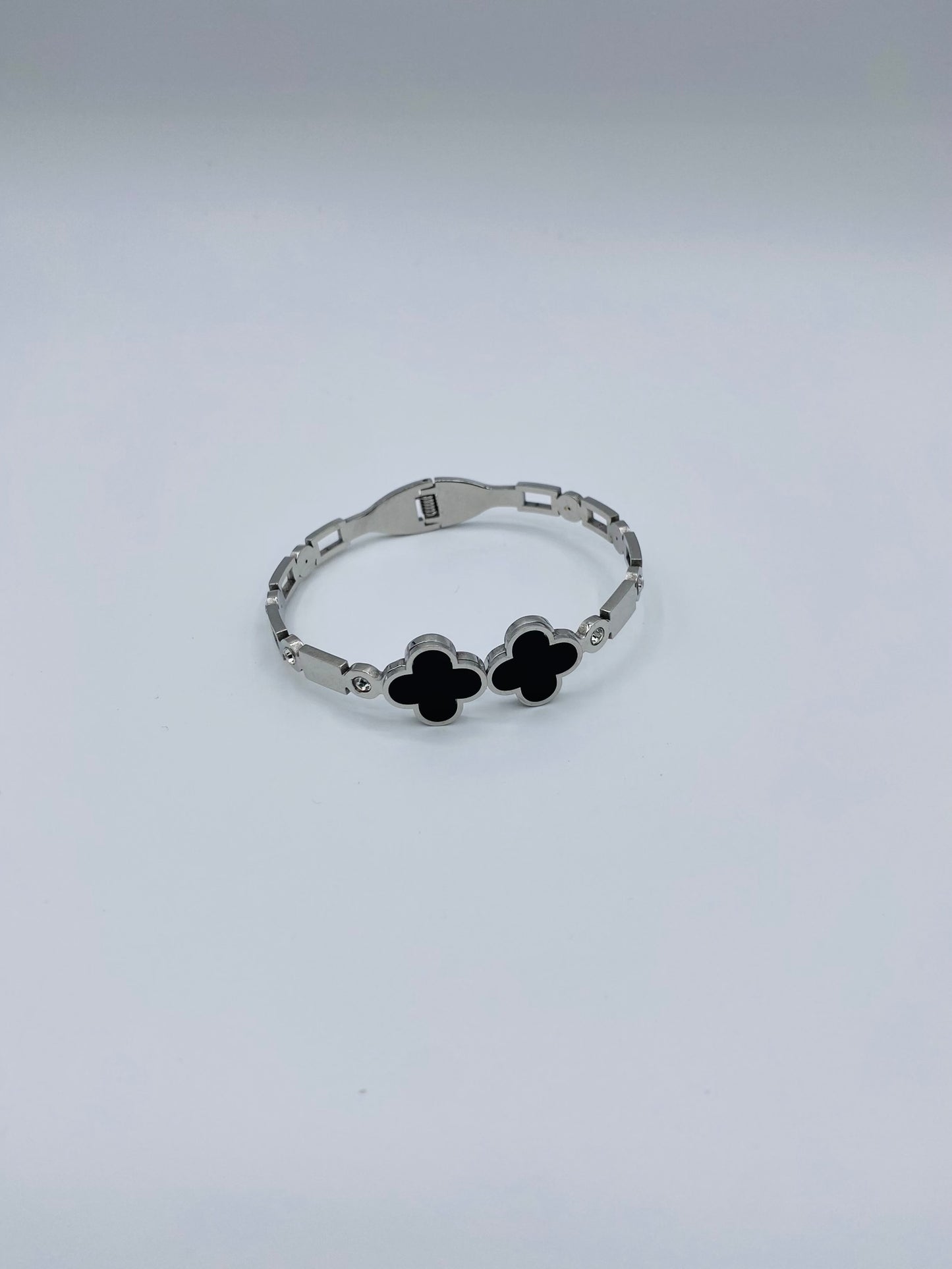 Silver Steel Bracelet + Freebies