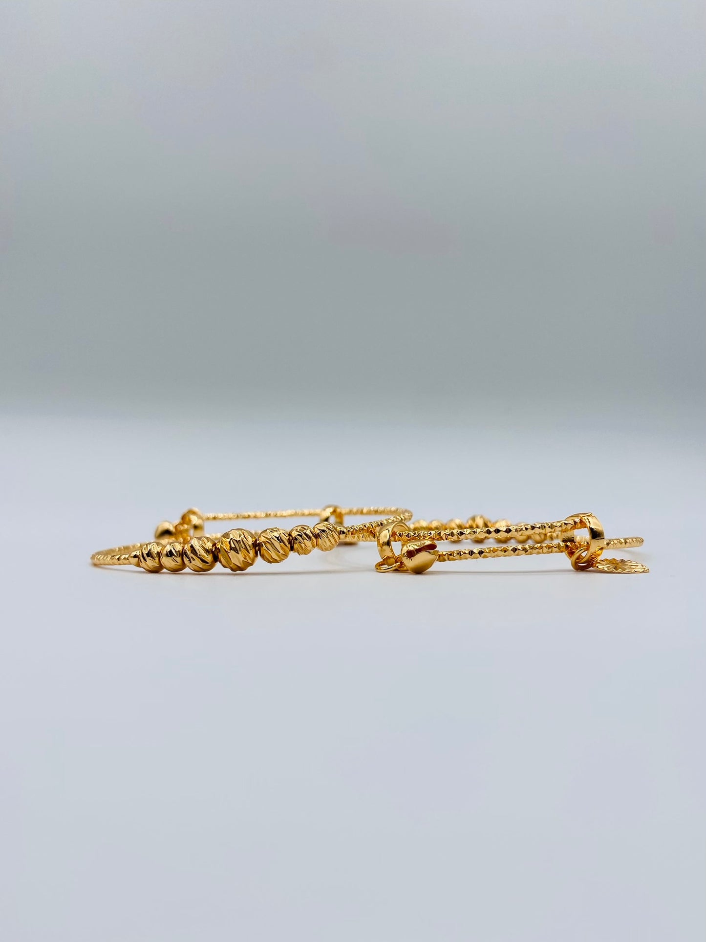 Pack Of 2 Pcs Gold Plated Bangles