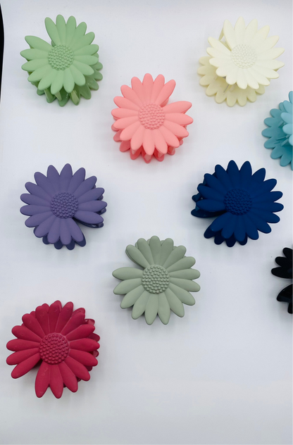 Pack Of 3 SunFlower Premium Multicolor Hair Clips